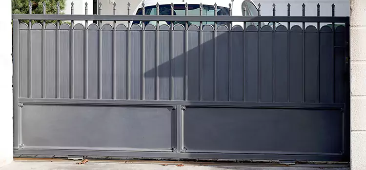 Metal Driveway Gate Installation Haslett